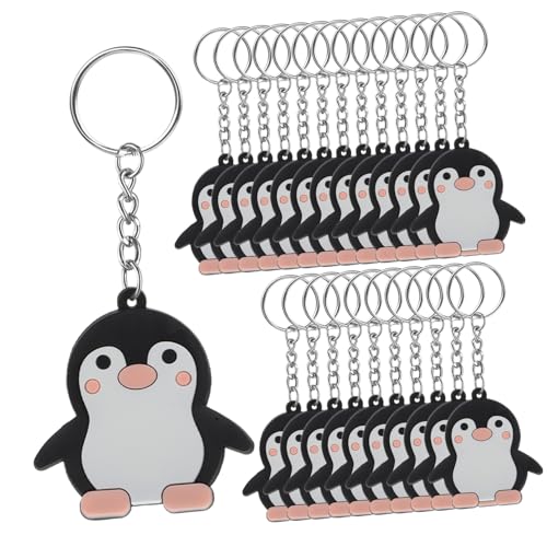 GALPADA 24 Stück Teiliges Pinguin Schlüsselanhänger Niedlich als Taschenanhänger und Partygeschenk für Pinguinliebhaber Vielseitig für Rucksack Schlüssel Geldbörse als Tiermotiv von GALPADA