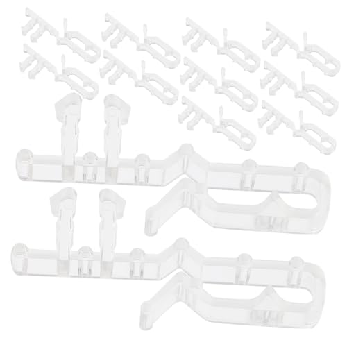 GALPADA 24 Stück Teiliges Transparente Valance Clips für Vorhänge mit Eingelassenen Nuten Versteckte Gardinenhalter Zuverlässige Befestigung für Moderne Fensterdekoration Einfach zu GALPADA 24 Stück Teiliges Transparente Valance Clips für Vorhänge mit Eingelassenen Nuten Versteckte Gardinenhalter Zuverlässige Befestigung für Moderne Fensterdekoration Einfach zu von GALPADA