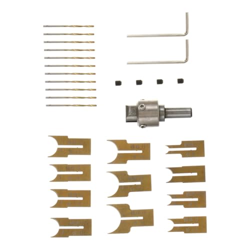 GALPADA 24Stücke Teiliges Holzring Bohrmeißelset für DIY Schmuck und Holzperlenherstellung für Kreative Projekte und Präziser Bohrer für Abgerundete Perlen GALPADA 24Stücke Teiliges Holzring Bohrmeißelset für DIY Schmuck und Holzperlenherstellung für Kreative Projekte und Präziser Bohrer für Abgerundete Perlen von GALPADA
