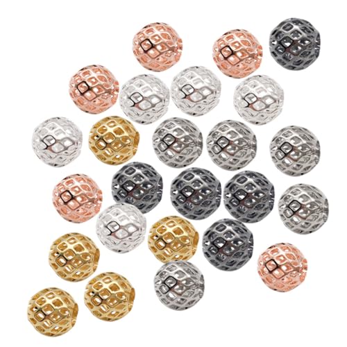 GALPADA 25 Stück DIY Metallperlen Loch Kupfer Abstandshalter für Armbänder Ohrringe Schlüsselanhänger Schmuckherstellung Gold Silber Gunmetal Roségold Weiß K GALPADA 25 Stück DIY Metallperlen Loch Kupfer Abstandshalter für Armbänder Ohrringe Schlüsselanhänger Schmuckherstellung Gold Silber Gunmetal Roségold Weiß K von GALPADA