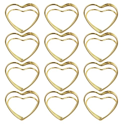 GALPADA 25 Stück Herzförmiger Tischkartenhalter aus Metall für Hochzeiten Elegante Fotohalter und Visitenkartenständer für Tischdekoration und Besondere Anlässe GALPADA 25 Stück Herzförmiger Tischkartenhalter aus Metall für Hochzeiten Elegante Fotohalter und Visitenkartenständer für Tischdekoration und Besondere Anlässe von GALPADA