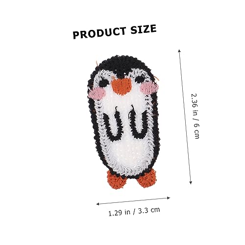 GALPADA 25 Stück Teiliges Cartoon Pinguin Aufnäher Bestickte DIY Applikationen Strapazierfähige Kleidungspatches zum Aufnähen zum Reparieren und Dekorieren von Textilien Kinderfreundlich GALPADA 25 Stück Teiliges Cartoon Pinguin Aufnäher Bestickte DIY Applikationen Strapazierfähige Kleidungspatches zum Aufnähen zum Reparieren und Dekorieren von Textilien Kinderfreundlich von GALPADA