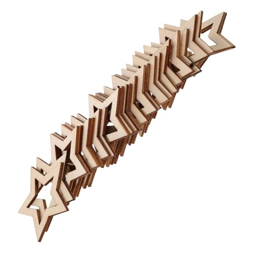 GALPADA 25 Stück Teiliges Hohle Holzsterne Naturbelassene Sternförmige Holzstücke Blanko zum Bemalen Vielseitige Diy-holzdekoration für Weihnachten Basteln und Kreative Wohnaccessoires GALPADA 25 Stück Teiliges Hohle Holzsterne Naturbelassene Sternförmige Holzstücke Blanko zum Bemalen Vielseitige Diy-holzdekoration für Weihnachten Basteln und Kreative Wohnaccessoires von GALPADA