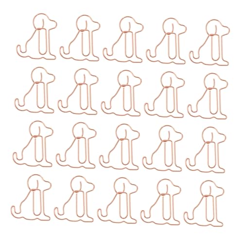 GALPADA 25 Stück Teiliges Kreative Büroklammern in Hundeform Roségoldene Metall Clips als Lesezeichen und Organisationshilfe für Schule Büro und Scrapbooking Langlebig und Dekorativ GALPADA 25 Stück Teiliges Kreative Büroklammern in Hundeform Roségoldene Metall Clips als Lesezeichen und Organisationshilfe für Schule Büro und Scrapbooking Langlebig und Dekorativ von GALPADA