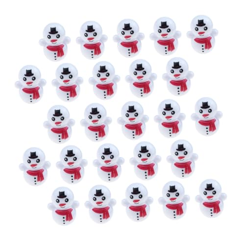 GALPADA 25 Stück Teiliges Mini Schneemann Wackelfigur Niedliche Tischdekoration aus Pädagogisches Reaktionsfähigkeit und Kreativität für Kinderzimmer und Büro von GALPADA