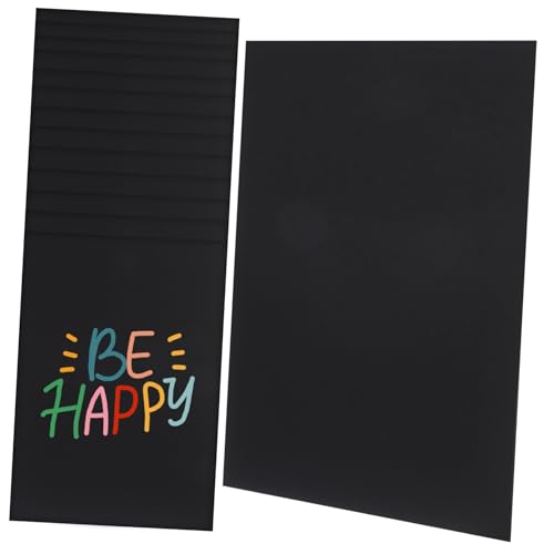 GALPADA 25 Stück Teiliges Schwarzes Cardstock Papier für DIY Bastelprojekte Scrapbooking Fotoalben und Dekorative Handarbeiten von GALPADA