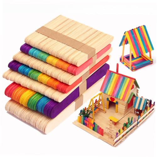 GALPADA 250 Stück Holz Bastelstäbe DIY Eisstiele für Kreative Projekte für Kindergarten Gruppenaktivitäten Partydekoration und Mehr Holzfarbe GALPADA 250 Stück Holz Bastelstäbe DIY Eisstiele für Kreative Projekte für Kindergarten Gruppenaktivitäten Partydekoration und Mehr Holzfarbe von GALPADA