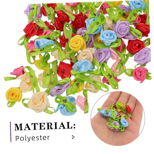 GALPADA 250 Stück Mini Satin Ribbon Roses Bows Kleine Stoffblumen mit Blättern Vielseitige Diy Applikationen für Hochzeit Basteln Schuhdekoration Handarbeit Farblich Sortiert Kompakt und GALPADA 250 Stück Mini Satin Ribbon Roses Bows Kleine Stoffblumen mit Blättern Vielseitige Diy Applikationen für Hochzeit Basteln Schuhdekoration Handarbeit Farblich Sortiert Kompakt und von GALPADA