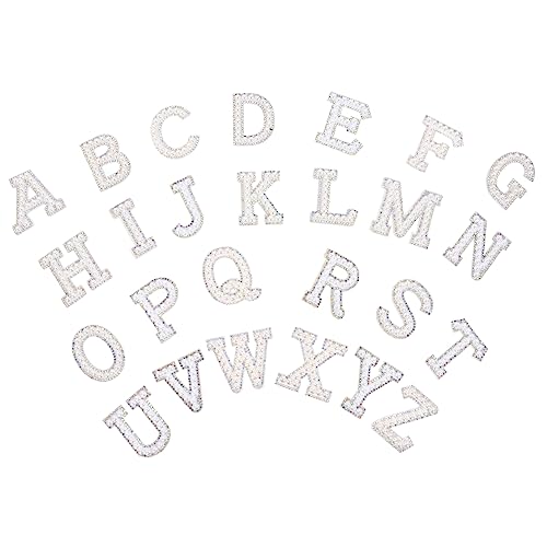 GALPADA 26Stücke Teiliges Alphabet Patches Set Aufbügelbare Buchstabenapplikationen für Kreative Bastelprojekte zur Dekoration von Kleidung Taschen und Langlebig GALPADA 26Stücke Teiliges Alphabet Patches Set Aufbügelbare Buchstabenapplikationen für Kreative Bastelprojekte zur Dekoration von Kleidung Taschen und Langlebig von GALPADA