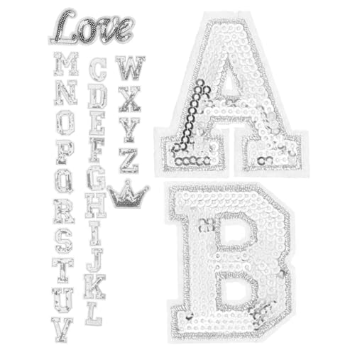 GALPADA 28 Stück Teiliges Bügelflicken mit Buchstaben Leichte Kompakte Eisen Aufnäher zum Aufbügeln und Nähen DIY Kleidung Reparatur und Dekoration für Taschen Hüte Schuhe Rucksäcke GALPADA 28 Stück Teiliges Bügelflicken mit Buchstaben Leichte Kompakte Eisen Aufnäher zum Aufbügeln und Nähen DIY Kleidung Reparatur und Dekoration für Taschen Hüte Schuhe Rucksäcke von GALPADA