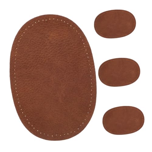 GALPADA 2Paare Ovale Ellenbogenflicken PU Vorgestanzte Nählöcher Strapazierfähige Stoffapplikationen zur Reparatur von Pullovern und Hosen für DIY Nähprojekte GALPADA 2Paare Ovale Ellenbogenflicken PU Vorgestanzte Nählöcher Strapazierfähige Stoffapplikationen zur Reparatur von Pullovern und Hosen für DIY Nähprojekte von GALPADA