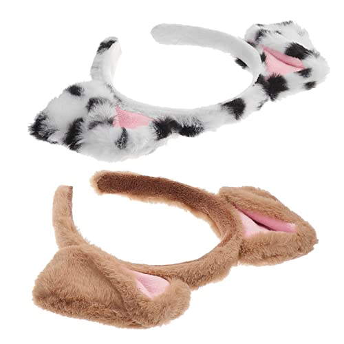 GALPADA 2Stücke Cartoon Tier Kopfband Für Niedliches Haarzubehör Mit Hundeohren Und Flecken Party Und Kostüm Accessoire Für Feste Und Veranstaltungen GALPADA 2Stücke Cartoon Tier Kopfband Für Niedliches Haarzubehör Mit Hundeohren Und Flecken Party Und Kostüm Accessoire Für Feste Und Veranstaltungen von GALPADA