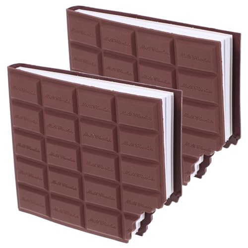GALPADA 2Stücke Kreative Schokoladenförmige Haftnotizen für Büro und Schule Duftende Self Stick Pads mit Starker Haftung Hinterlassen von Erinnerungen und Notizen von GALPADA
