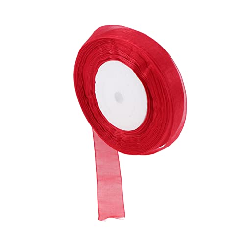 GALPADA 2Stücke Organza Band Rot Transparentes Geschenkband für Hochzeiten Partys und DIY Dekorationen für Bastelprojekte und Geschenkverpackungen GALPADA 2Stücke Organza Band Rot Transparentes Geschenkband für Hochzeiten Partys und DIY Dekorationen für Bastelprojekte und Geschenkverpackungen von GALPADA