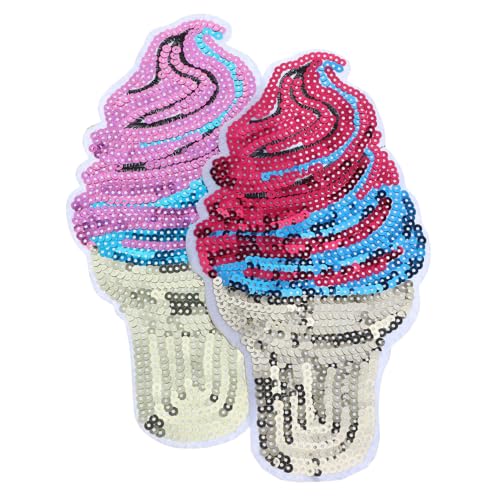 GALPADA 2Stücke Pailletten Aufnäher Eiscreme Flicken für DIY Kleidung Langlebig für Taschen Hüte und Mehr Vielseitig Einsetzbar GALPADA 2Stücke Pailletten Aufnäher Eiscreme Flicken für DIY Kleidung Langlebig für Taschen Hüte und Mehr Vielseitig Einsetzbar von GALPADA