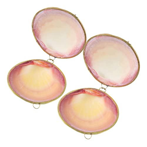 GALPADA 2stücke Muschelschale Für Schmuckaufbewahrung Schmucktablett Mit Maritimem Design Ringschale Als Tischdeko Schmuckschatulle Für Ohrringe Und Halsketten GALPADA 2stücke Muschelschale Für Schmuckaufbewahrung Schmucktablett Mit Maritimem Design Ringschale Als Tischdeko Schmuckschatulle Für Ohrringe Und Halsketten von GALPADA