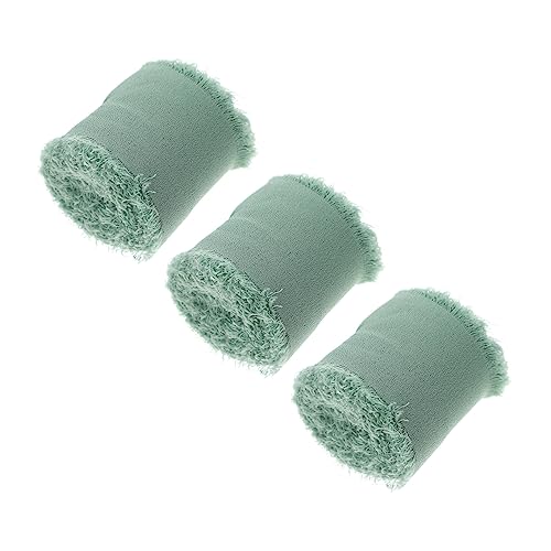 GALPADA 3 Rollen Fransenband Hochzeitsband für Blumensträuße Geschenkverpackungen und Diy Projekte Breit Hochwertigem Chiffon mit Ausgefransten Kanten GALPADA 3 Rollen Fransenband Hochzeitsband für Blumensträuße Geschenkverpackungen und Diy Projekte Breit Hochwertigem Chiffon mit Ausgefransten Kanten von GALPADA