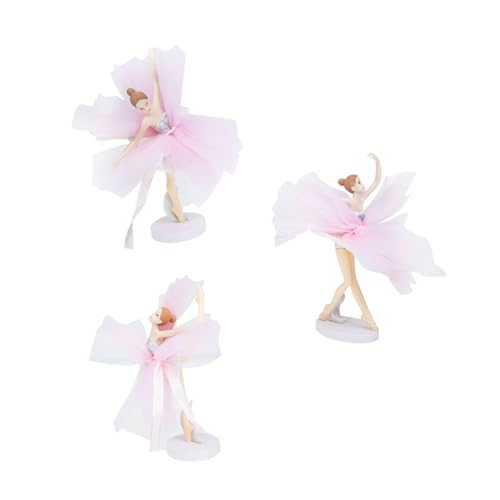 GALPADA 3 Sätze Ballerina Kuchenfiguren aus Niedliche Tortendeko für Geburtstagsparty und Weiße und Rosa Balletttänzer Mädchen Kuchenaufsatz Dekorative Kuchendekoration für Festliche GALPADA 3 Sätze Ballerina Kuchenfiguren aus Niedliche Tortendeko für Geburtstagsparty und Weiße und Rosa Balletttänzer Mädchen Kuchenaufsatz Dekorative Kuchendekoration für Festliche von GALPADA