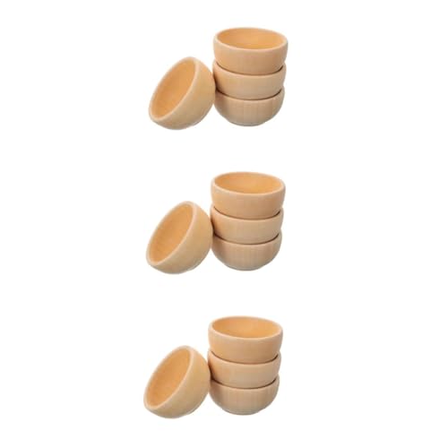 GALPADA 3 Sätze Diy Holzschalen Unbehandeltem Holz Bastelspielzeug Für Kreative Projekte Dekorative Schalen Für Handarbeiten 4 Stück * 3 GALPADA 3 Sätze Diy Holzschalen Unbehandeltem Holz Bastelspielzeug Für Kreative Projekte Dekorative Schalen Für Handarbeiten 4 Stück * 3 von GALPADA