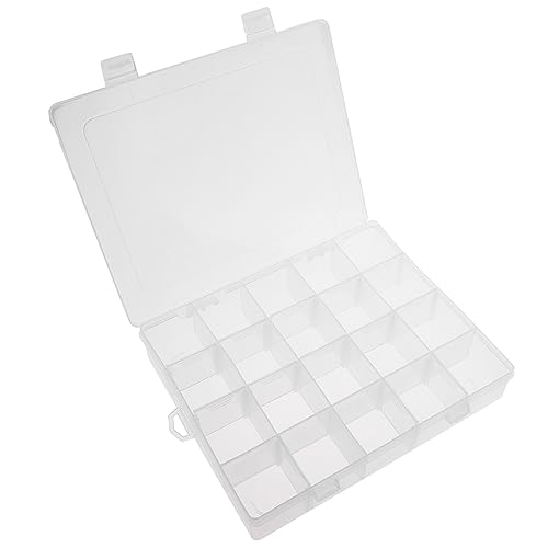 GALPADA 3 Stück Aufbewahrungsbox mit Transparenten Fächern Multi Grid Organizer für Perlen Schmuck und Kleinteile Langlebige Boxen zur Übersichtlichen Teileaufbewahrung Stapelbar und GALPADA 3 Stück Aufbewahrungsbox mit Transparenten Fächern Multi Grid Organizer für Perlen Schmuck und Kleinteile Langlebige Boxen zur Übersichtlichen Teileaufbewahrung Stapelbar und von GALPADA
