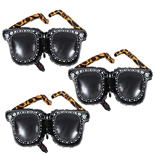GALPADA 3 Stück Aufblasbare Sonnenbrillen Luftballons Jahre Party Deko Retro und Halloween Dekoration Auffällige Party Requisiten für Unvergessliche Feiern GALPADA 3 Stück Aufblasbare Sonnenbrillen Luftballons Jahre Party Deko Retro und Halloween Dekoration Auffällige Party Requisiten für Unvergessliche Feiern von GALPADA