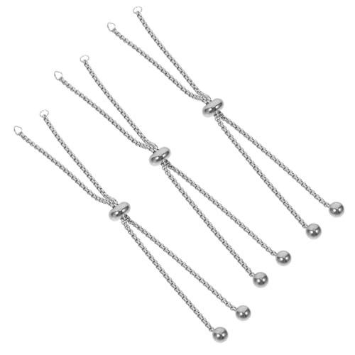 GALPADA 3 Stück Einstellbare Armbandverlängerungskette Teiliges Vakuumbeschichtete Schmuckverlängerung für Armbänder Flexible für Verschiedene Handgelenkgrößen Langlebig und Rostfrei von GALPADA