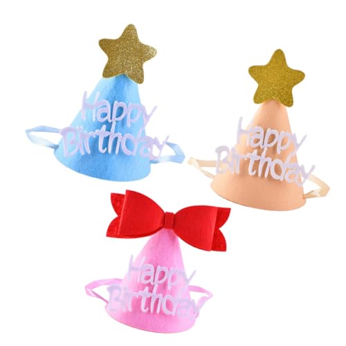 GALPADA 3 Stück Geburtstagsparty Hüte Teilig mit Niedlichen Mustern Leichte Stoffmaterialien Bunte Partydekoration für und Kinderfeiern Bequem und Wiederverwendbar GALPADA 3 Stück Geburtstagsparty Hüte Teilig mit Niedlichen Mustern Leichte Stoffmaterialien Bunte Partydekoration für und Kinderfeiern Bequem und Wiederverwendbar von GALPADA