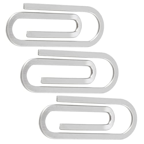 GALPADA 3 Stück Geldklammern Praktische Geldscheinklammer für Büro und Alltag Rutschfeste Geldclip Halter für Notizen und Karten Vielseitige Büroklammern Geschenktipp für Freunde von GALPADA