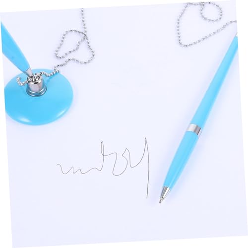 GALPADA 3 Stück Kugelschreiber mit Kette PP Material Rutschfest Ergonomisch für Büro Bank Hotel Thekenstift Sicherheitsstift Klare Praktische Tischbefestigung GALPADA 3 Stück Kugelschreiber mit Kette PP Material Rutschfest Ergonomisch für Büro Bank Hotel Thekenstift Sicherheitsstift Klare Praktische Tischbefestigung von GALPADA