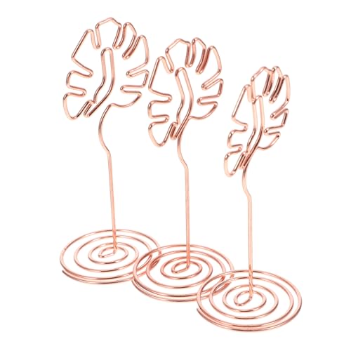 GALPADA 3 Stück Metall Tischkartenhalter Monstera Design Elegante Memohalter Namensschildhalter Vielseitig für Hochzeit Party Restaurant Dekoration GALPADA 3 Stück Metall Tischkartenhalter Monstera Design Elegante Memohalter Namensschildhalter Vielseitig für Hochzeit Party Restaurant Dekoration von GALPADA