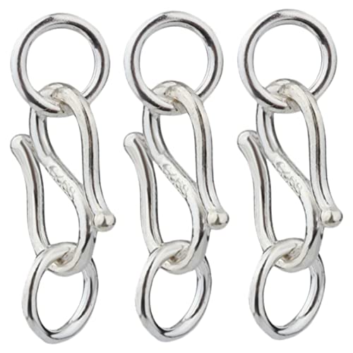 GALPADA 3 Stück S Haken Armbandverschlüsse für Schmuckherstellung DIY Armbänder für Bastler und Schmuckliebhaber von GALPADA