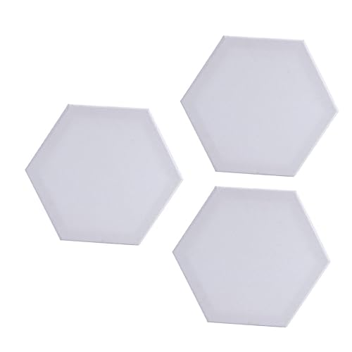 GALPADA 3 Stück Sechseckige Künstlerleinwand Seitenlänge Hochwertige Baumwoll Malkarton für Ölfarben und Tempera für Künstler und Bastelprojekte GALPADA 3 Stück Sechseckige Künstlerleinwand Seitenlänge Hochwertige Baumwoll Malkarton für Ölfarben und Tempera für Künstler und Bastelprojekte von GALPADA