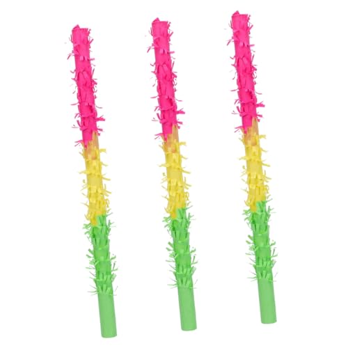 GALPADA 3 Stück Teiliges Buntes Pinata Schläger für Kindergeburtstag Partyspiel Zubehör Leicht und Griffig für Pinata Spiel Karneval GALPADA 3 Stück Teiliges Buntes Pinata Schläger für Kindergeburtstag Partyspiel Zubehör Leicht und Griffig für Pinata Spiel Karneval von GALPADA