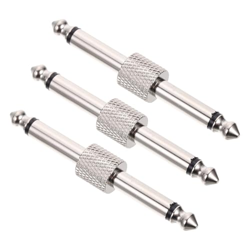 GALPADA 3 Stück Teiliges Gitarrenpedal kupplerset aus Vernickeltem Messing Kompakt Langlebig und Geräuschlos Kompatibel mit Meisten Effektgeräten Installieren und Platzsparend von GALPADA