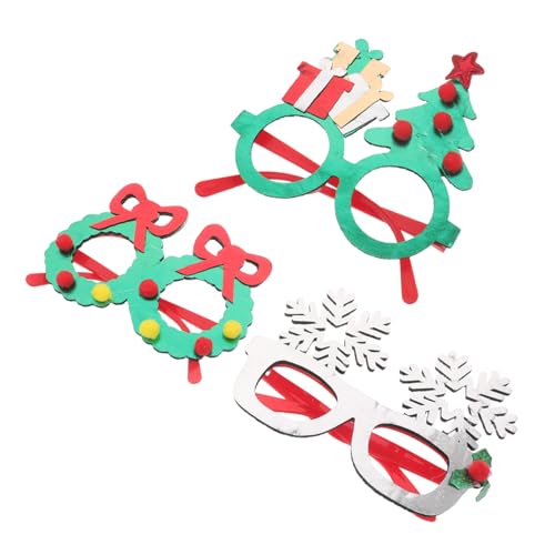 GALPADA 3 Stück Teiliges Leicht und Langlebig mit Schneeflocken Weihnachtsbaumdesign Komfortabel für Altersgruppen als Silvester Weihnachtsfeier-deko und Partyzubehör von GALPADA
