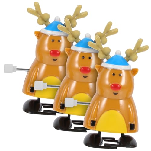 GALPADA 3 Stück Weihnachtliche Aufziehspielzeuge Kleine Figuren Weihnachtsdeko Mitgebsel Lustige Wind Up Spielzeuge Ohne Batterie Sicheres Material GALPADA 3 Stück Weihnachtliche Aufziehspielzeuge Kleine Figuren Weihnachtsdeko Mitgebsel Lustige Wind Up Spielzeuge Ohne Batterie Sicheres Material von GALPADA
