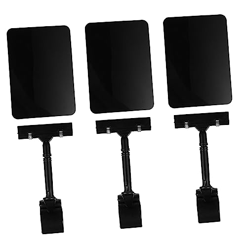 GALPADA 3 Stücke Preisschildhalter Displayhalter Party Tags für die Anzeige kleiner Ausstellungsstand Stehen ordner Tafel anzeigen Tafelclips Etikettenständer ABS-Kunststoffclip Schwarz GALPADA 3 Stücke Preisschildhalter Displayhalter Party Tags für die Anzeige kleiner Ausstellungsstand Stehen ordner Tafel anzeigen Tafelclips Etikettenständer ABS-Kunststoffclip Schwarz von GALPADA