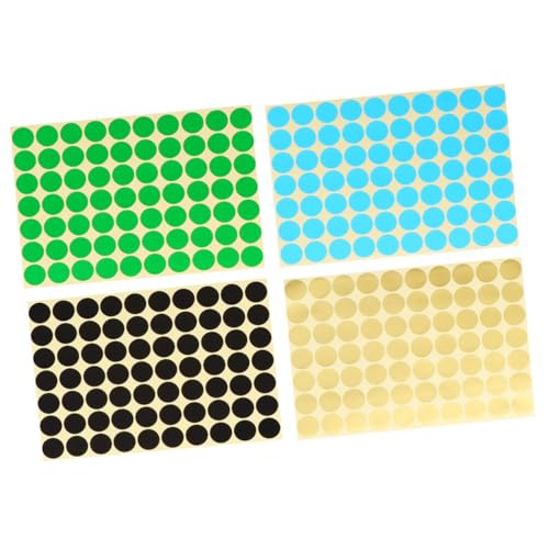 GALPADA 30 Blatt Bunte Selbstklebende Runde Etiketten mit Aufkleber für Klassifikation Markierung Scrapbooking GALPADA 30 Blatt Bunte Selbstklebende Runde Etiketten mit Aufkleber für Klassifikation Markierung Scrapbooking von GALPADA