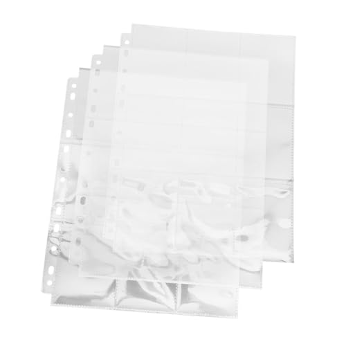 GALPADA 30 Blatt PP Kartenhüllen mit Fächern Doppelseitig Transparent Sammelalbum für Spielkarten Fotos und Trading Cards Kompatibel mit Ordnern Langlebige Fototaschen GALPADA 30 Blatt PP Kartenhüllen mit Fächern Doppelseitig Transparent Sammelalbum für Spielkarten Fotos und Trading Cards Kompatibel mit Ordnern Langlebige Fototaschen von GALPADA