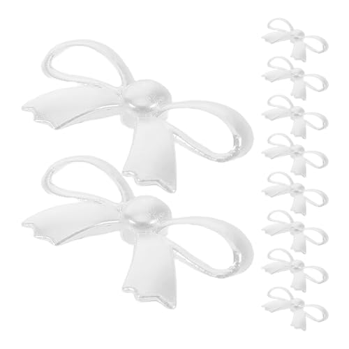 GALPADA 30 Stück Abs Kunststoff Perlen Schleifen Charms für DIY Haaraccessoires Handy Dekorationen Bastelprojekte Langlebige und Bogenverzierungen von GALPADA
