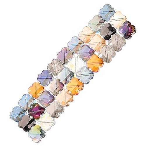 GALPADA 30 Stück Bunte Vierblättrige Glasperlen Spacer Beads für DIY Armbänder und Schmuckherstellung für Handarbeit und Bastelprojekte GALPADA 30 Stück Bunte Vierblättrige Glasperlen Spacer Beads für DIY Armbänder und Schmuckherstellung für Handarbeit und Bastelprojekte von GALPADA