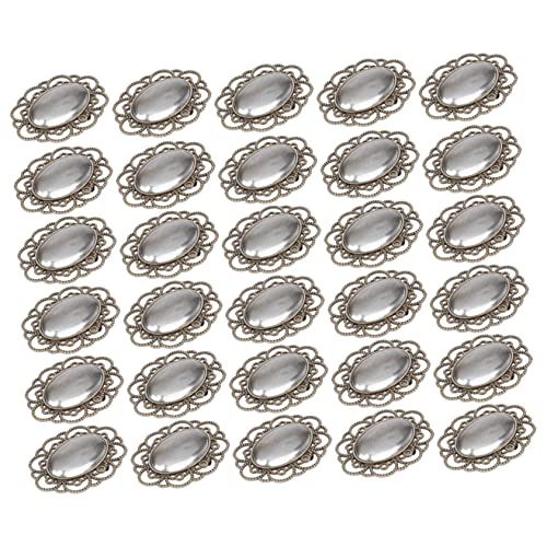 GALPADA 30 Stück DIY Brooch Basis Teilig Antikbronze mit Glasdome für Kreative Bastelprojekte für Schmuckherstellung Personalisierte und Kreative Hobbys von GALPADA