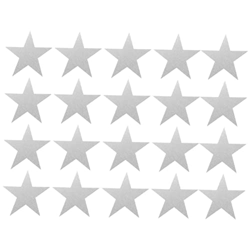 GALPADA 30 Stück Glitzernde Fünfzackige Stern Papierausschnitte für Klassenzimmer Deko DIY Projekte und Pinnwand Dekoration Bunte Bastelmaterialien für Kinderzimmer und Kreative von GALPADA