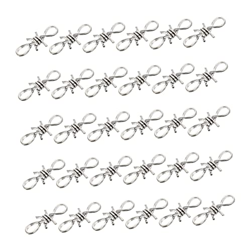 GALPADA 30 Stück Taillenkette Armbandzubehör Halskettenanhänger Schmuck Halskettenanhänger Armbandanhänger Halskettenanhänger Armbandzubehör Taillenkettenanhänger Zinklegierung Silber GALPADA 30 Stück Taillenkette Armbandzubehör Halskettenanhänger Schmuck Halskettenanhänger Armbandanhänger Halskettenanhänger Armbandzubehör Taillenkettenanhänger Zinklegierung Silber von GALPADA