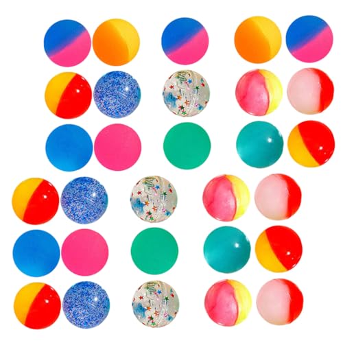 GALPADA 30 Stück Teiliges Bunte Elastische Hüpfbälle für Leichte Strapazierfähige Spielbälle mit Hoher Sprungfähigkeit als Party mitgebsel und Vending Machine GALPADA 30 Stück Teiliges Bunte Elastische Hüpfbälle für Leichte Strapazierfähige Spielbälle mit Hoher Sprungfähigkeit als Party mitgebsel und Vending Machine von GALPADA