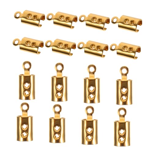 GALPADA 30 Stück Teiliges Edelstahl Schmuckverbinder Rostfrei Langlebig Glänzend für DIY Armband Kordel Verschluss Kleine Schmuckstücke Einfach zu Verwenden als von GALPADA