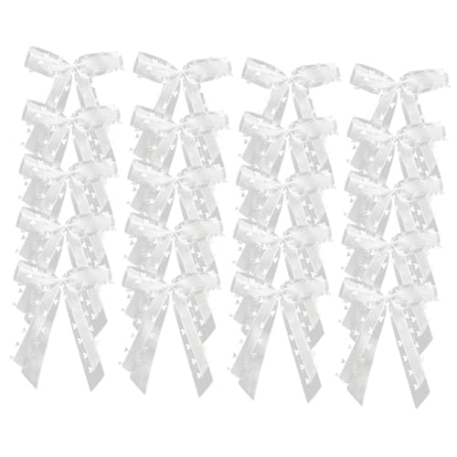GALPADA 30 Stück Teiliges Hochzeitsschleifen mit Herzornamenten Einfache Befestigung mit Dünnen Bändern Vielseitige Dekoration für Hochzeitsautos Tische Stühle und Blumenarrangements GALPADA 30 Stück Teiliges Hochzeitsschleifen mit Herzornamenten Einfache Befestigung mit Dünnen Bändern Vielseitige Dekoration für Hochzeitsautos Tische Stühle und Blumenarrangements von GALPADA