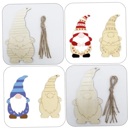 GALPADA 30 Stück Teiliges Holzscheiben Bastelset Gnom Form DIY Holzanhänger Weihnachtsbaumschmuck Rustikal Bemalbar Dekorativ für Kreative Weihnachtsdeko GALPADA 30 Stück Teiliges Holzscheiben Bastelset Gnom Form DIY Holzanhänger Weihnachtsbaumschmuck Rustikal Bemalbar Dekorativ für Kreative Weihnachtsdeko von GALPADA