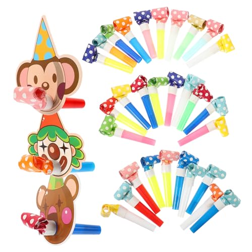 GALPADA 30 Stück Teiliges Party Cartoon Partytröten Geburtstagskrachmacher mit Lustigen Soundeffekten Einfache Handhabung Mitgebsel für Kindergeburtstag und Festtagsfeiern GALPADA 30 Stück Teiliges Party Cartoon Partytröten Geburtstagskrachmacher mit Lustigen Soundeffekten Einfache Handhabung Mitgebsel für Kindergeburtstag und Festtagsfeiern von GALPADA