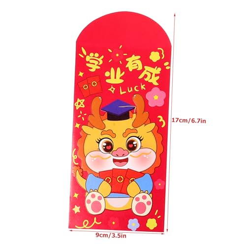 GALPADA 30 Stück Teiliges Traditionelle Rote Papier Glücksumschläge mit Goldgeprägtem Muster Große Geldtaschen für Chinesisches Neujahr Vielseitige Geschenkumschläge für Frühlingsfest und GALPADA 30 Stück Teiliges Traditionelle Rote Papier Glücksumschläge mit Goldgeprägtem Muster Große Geldtaschen für Chinesisches Neujahr Vielseitige Geschenkumschläge für Frühlingsfest und von GALPADA